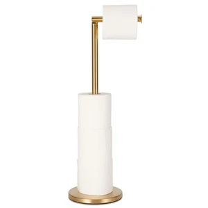Soporte Soporte, Baño Acero Inoxidable Pedestal Pañuelo Rollo Soporte, De Pie... - Imagen 1 de 8
