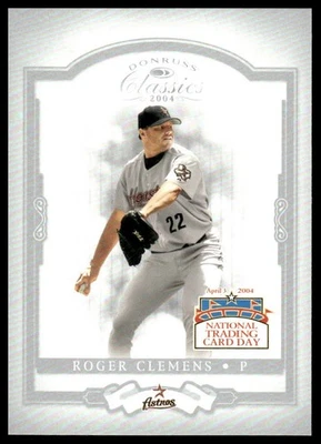 2004 National Trading Card Day #DP-2 Roger Clemens Houston Astros - Image 1 of 2