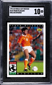 1993 Upper Deck World Cup Preview #103 Frank Rijkaard English/Spanish SGC 10 - Picture 1 of 2