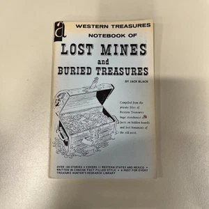 Western Treasures Notebook of Lost Mines and Buried Treasures Jack Black 1966 - Picture 1 of 1