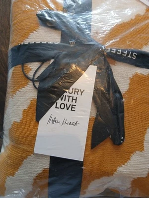 Neue Steffen Schraut Decke Plaid 130x170 Cremeweiß Gelb Luxus - Bild 1 von 3