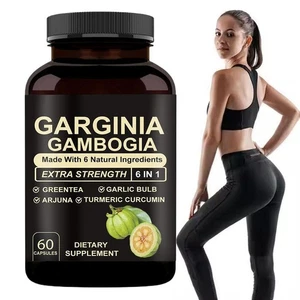 Garcinia Cambogia Kapseln mit grünem Tee, Arjuna, Knoblauch, Kurkuma, schwarzem Pfeffer - Bild 1 von 8