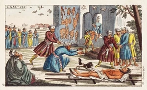 Begräbnis Grabtürme Persia Burial Engraving Copperplate Engraving Wilhelm 1800 - Picture 1 of 1