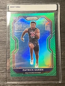 2020 Panini Prizm - Rookie Patrick Queen #381 Neon Green And Yellow /175 - Picture 1 of 2
