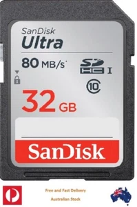 SanDisk Ultra SD Card 32GB - SDHC/SDXC Class10 - 32GB - FREE P&P - AU STOCK - Picture 1 of 2
