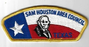 Sam Houston Area Council CSP Texas YELLOW Border S1 [TX-1604] - Picture 1 of 1