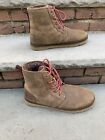 UGG Harkley 1017238 Waterproof Brown Leather Men’s Boots Lace Up Chukka Size 14