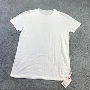 Derek Rose Shirt Mens Extra Large Cotton Crew Neck White Tee Casual Adult - Picture 1 of 7