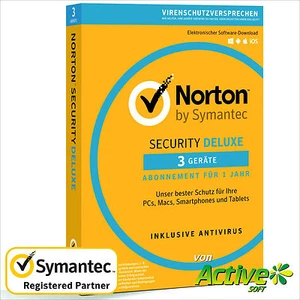 Norton Security Deluxe 2025 3 Geräte 1 Jahr | Internet Security | 360 Deluxe VPN - Bild 1 von 4