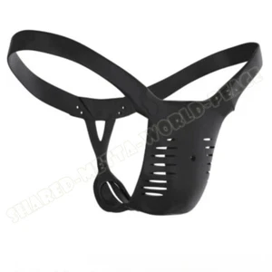 Cinturón de castidad personalizado Sissy impreso en 3D de resina de nailon masculino bloqueo de jaula sujeción nuevo - Imagen 1 de 25