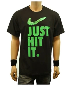 Marihuana JUST HIT IT Pot Printed Graphic T-Shirt Casual Fashion Urban Tee - Imagen 1 de 3