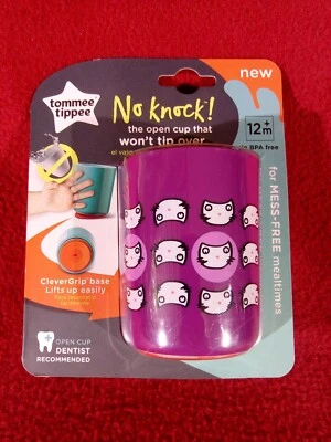 Tomee Tippee, púrpura, taza abierta "sin golpe" que no se vuelca, 6 oz, ¡TAN LIMPIA!! Foto 1 de 2