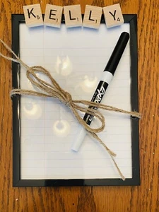 Bilderrahmen + trocken abwischbarer Marker / Kelly / Neu - Bild 1 von 3