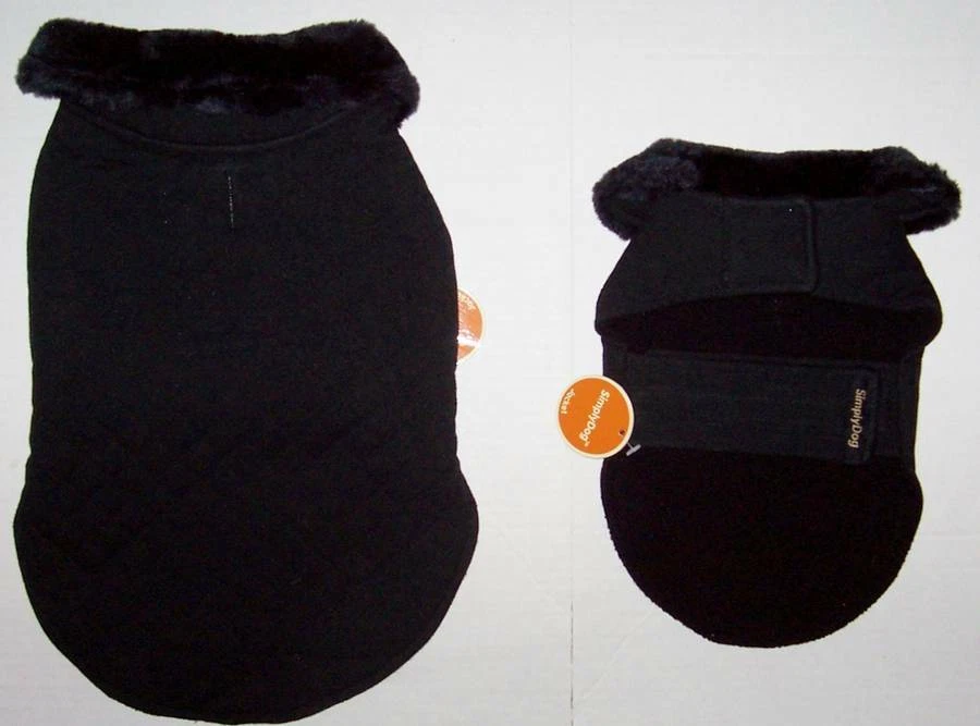 Chaqueta acolchada Simply Dog negra diamante perro XS Simplyshe Petco nueva con etiquetas Foto 1 de 1
