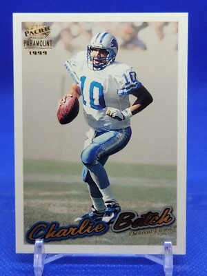 1999 Pacific Paramount Gold Detroit Lions #83 Charlie Batch - Image 1 of 2