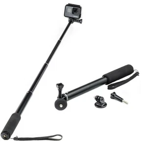 Selfie Stick for GoPro Hero 13 12 11 10 DJI OSMO Action 5 Cam Go Pro Extendable - Picture 1 of 4