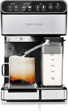 Chefman 6-in-1 Espresso Machine 15-Bar Pump, Single And Double Shot, Milk Froth