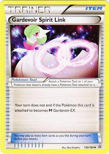 x4 Gardevoir Spirit Link - 130/160 - Uncommon Pokemon XY Primal Clash M/NM Engli - Image 1 of 1