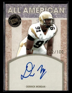 Derrick Morgan 2010 Press Pass Legends All American Auto 22/100 - Picture 1 of 2