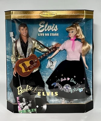 Barbie Loves Elvis Presley 1996 Collector Edition Dolls 1950s Inspired Outfit - Image 1 of 4