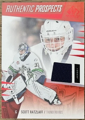 Scott Ratzlaff (RC) 2023-24 Upper Deck CHL SP Game Used Jersey #45 Buffalo Sabre - Image 1 of 2