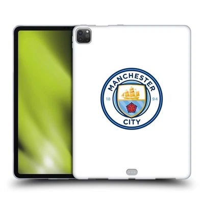 OFFICIAL MANCHESTER CITY MAN CITY FC BADGE GEL CASE FOR APPLE SAMSUNG KINDLE - Image 1 of 4