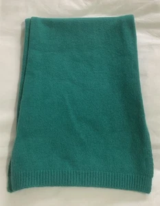 JOHN LEWIS - Women’s 100% Pure Cashmere Green / Jade Scarf - Picture 1 of 6