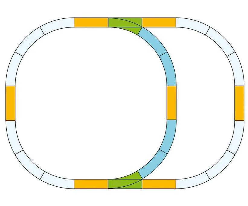 PIKO G Scale ~ New 2025 ~ Double Oval Track Set ~ 35302 - Image 1 of 1