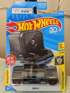 GoPro Zoom In Hot Wheels 1/64 NEW 2018 Black - Picture 1 of 5