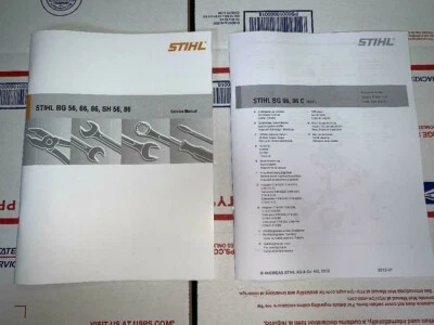 BG 86 86C C Soplador Servicio Taller Reparación e Ilustrado Lista de Piezas Manual Foto 1 de 4