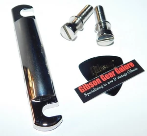 Gibson Slash Les Paul Tailpiece Nickel Relic Lightweight Guitar Parts SG Custom - Picture 1 of 3