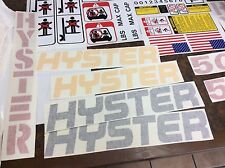 Hyster Forklift decal complete kit with safety decals Hyster 50