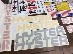 Kit completo de calcomanías elevadoras Hyster con calcomanías de seguridad Hyster 50 - Imagen 1 de 4