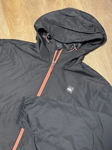 Quicksilver Men’s Packable Hooded Jacket Size Large NWT - Picture 1 of 8