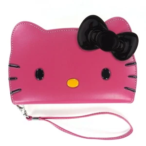 Hello Kitty Face Flip Wallet Case for iPhone 16 15 14 13 12 11 Pro Max Plus - Picture 1 of 100