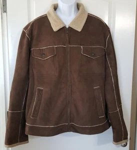 Teen Boy's Juniors Jacket Aeropostale Brown Size XL Extra Large GUC - Picture 1 of 7