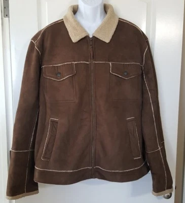 Подросток мальчика Juniors куртка Aeropostale коричневый размер XL очень большой GUC - Изображение 1 из 4