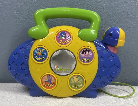 Backyardigans Music Radio Boombox Sing-Along Music Maker Songs Lights Microphone Cover