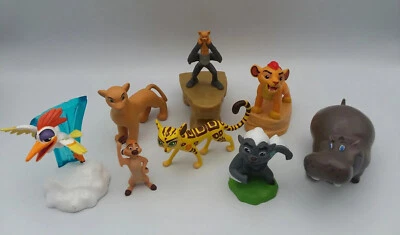 Disney El Rey León Lote de 8 Juguetes Burger King - Simba, Nala, Timone Foto 1 de 4