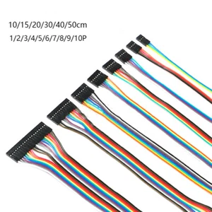 Jump Wire Female To Female Jumper Breadboard Cable Lead 10-50cm 1-10pin - Picture 1 of 4