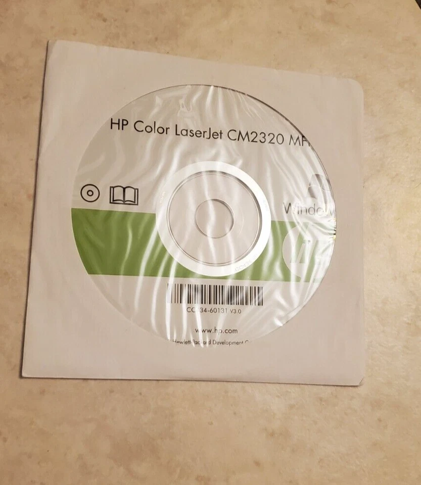 HP Color LaserJet CM2320 MFP software & drivers disk / CD - Image 1 of 1