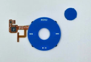 iPod Classic Blue Click Wheel / Center Button Flex Apple 5th 5.5 Gen Video 5 - Picture 1 of 2