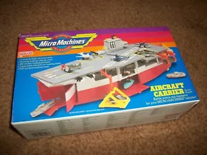 Vintage 1988 Galoob Micro Machines AIRCRAFT CARRIER Play Set COMPLETE!!!! - Picture 1 of 4