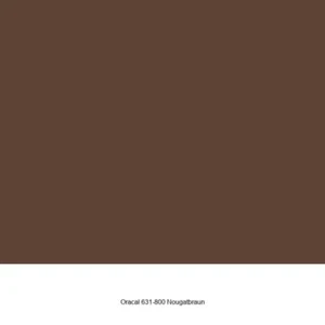 3,56 €/m² Oracal 631-800 Nougatbraun Matt Plotterfolie Möbelfolie 1,26 x 1 m - Bild 1 von 2