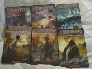 Set 6 ~ I Survived Series ~ Gettysburg San Francisco Shark Pearl Katrina ~ LBDLK - Bild 1 von 8