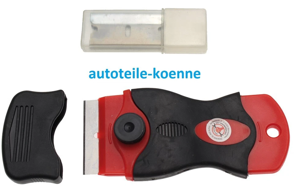 KRAFTMANN 1x Universal-Schaber 38mm 5 Klingen Plaketten Ceranfeld Dichtfläche Glasschaber