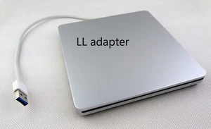USB 3.0 USB-C Type-C External Caddy Case For SATA Slot Load CD DVD Blu-Ray Drive - Afbeelding 1 van 9