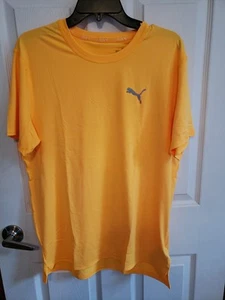 PUMA Run Cloudspun Crew Neck Short Sleeve Athletic T-Shirt Mens Medium Athletic - Picture 1 of 3