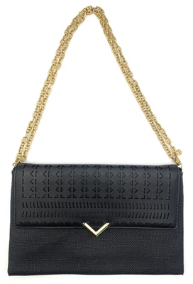 Клатч через плечо Stella & Dot Always By Your Side геометрический черный, очень чистый - Изображение 1 из 4