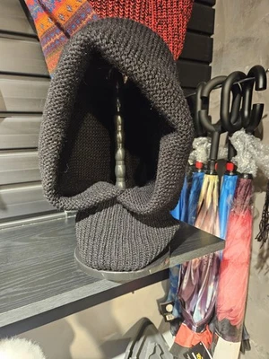 100% Baby Alpaca Slouchy Cowl Hoodie Tube Scarf - Image 1 of 4